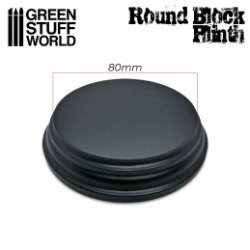 SOCLE ROND OUVRAGÉ 8CM