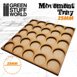 PLATEAUX DE MOUVEMENT MDF 25MM 5X5 - HORDES EN LIGNE