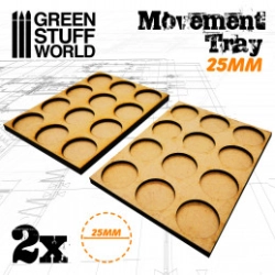 Plateaux de Mouvement MDF 25mm 3x4 -  Hordes en Ligne