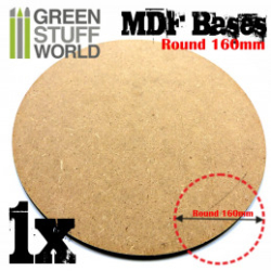 SOCLES RONDE 160MM EN MDF BOIS
