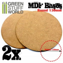 SOCLES RONDE 130MM EN MDF BOIS