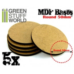 SOCLES ROND 50 MM EN MDF