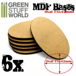 SOCLES OVALES AOS 75X42MM EN MDF