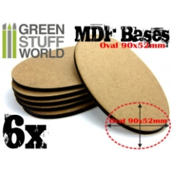 SOCLES OVALES AOS 90X52MM EN MDF
