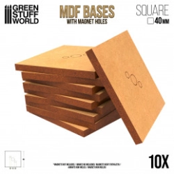 SOCLES CARRÉS 40 MM EN MDF