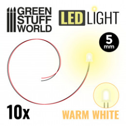 LUMIÈRES LED BLANCHE CHAUDE - 5MM