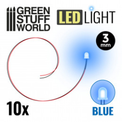 LUMIÈRES LED BLEU - 3MM