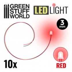 LUMIÈRES LED ROUGE - 3MM
