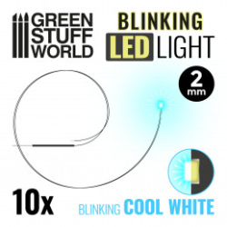 FEUX CLIGNOTANTS LED - BLANC FROID - 2MM