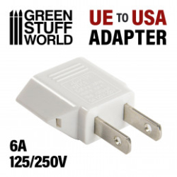 ADAPTATEUR DE PRISE UE-USA BLANC