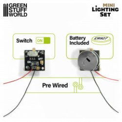 MINI KIT D'ÉCLAIRAGE AVEC INTERRUPTEUR ET PILE CR927