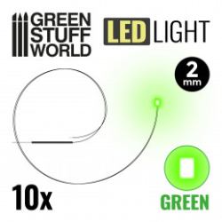 LUMIÈRES LED VERTES - 2MM