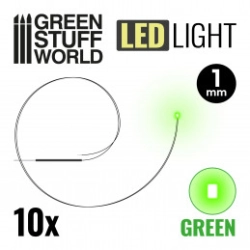 LUMIÈRES LED VERTES - 1MM