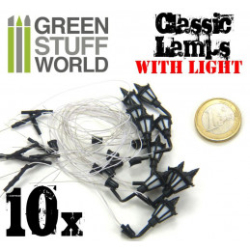 10X LAMPADAIRES CLASSIQUES DE MUR AVEC LED