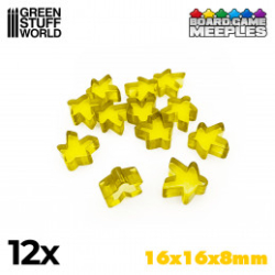 MEEPLES 16X16X8MM - JAUNE
