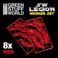 MARQUEURS DE LIGNE DE TIR (LEGION) ROUGE