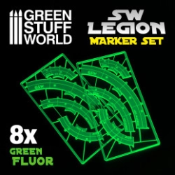 MARQUEURS DE LIGNE DE TIR (LEGION) LIME FLUOR