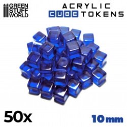 JETONS CUBES BLEUS