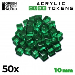 JETONS CUBES VERTS