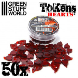 JETONS DE JEU DE COEURS