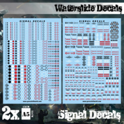 DECALCOMANIES A L'EAU - SIGNAUX ROBOT