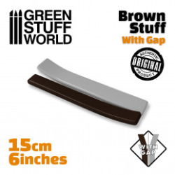 RÉSINE MARRON EN BANDE 15 CM - 6 POUCES AVEC SÉPARATION