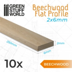 BOIS - PROFIL PLAT 6X250MM