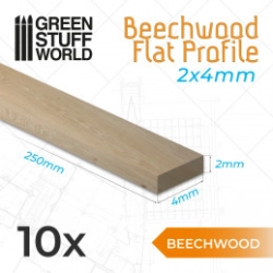 BOIS - PROFIL PLAT 4X250MM