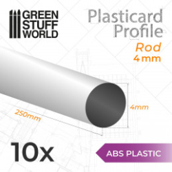 PLASTICARD PROFILÉ TIGE ROND 4MM