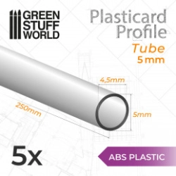 PLASTICARD PROFILÉ TUBE ROND 5MM