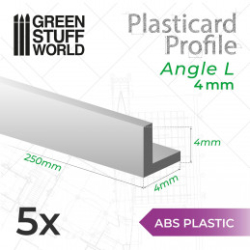 PLASTICARD PROFILÉ CORNIÈRE 4MM