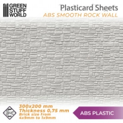 PLAQUE DE PLASTICARD TEXTURÉ MUR EN BRIQUES