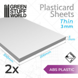 PLAQUE DE PLASTICARD - 3 MM - COMBOX2 FEUILLES