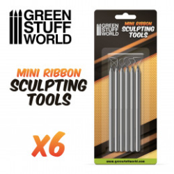 6 PCS OUTILS DE SCULPTURE MINI EN ALUMINIUM