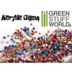 MICRO GEMMES ACRYLIQUES - 1MM À 2.5MM