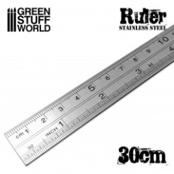 RÉGLET MÉTALLIQUE DE MODÉLISME 30CM