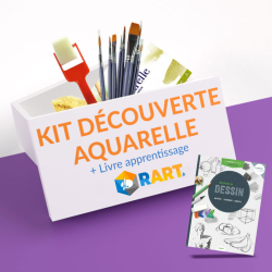 Kit Découverte de l'Aquarelle + livre apprentissage