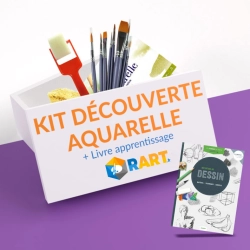 Kit Découverte de l'Aquarelle + livre apprentissage