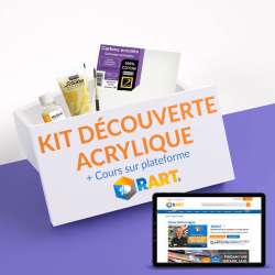 Kit Découverte de l'Acrylique+ Cours sur plateforme