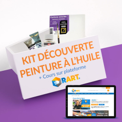 Kit Découverte de la peinture à l'huile + Cours sur plateforme