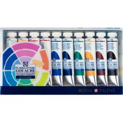 Coffret de 10 gouaches 20ml - Talens