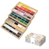 Aquarelle japonaise Gansai Tambi - 100 godets couleurs coffret bois