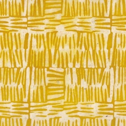 Savane Jaune Lokta ciré bords frangés 50x75cm