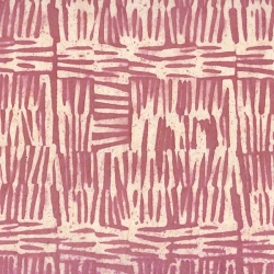 Savane Terracotta Lokta ciré bords frangés 50x75cm