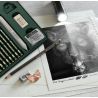 Set PITT Graphite MATT & CASTELL 9000 x 20 pièces