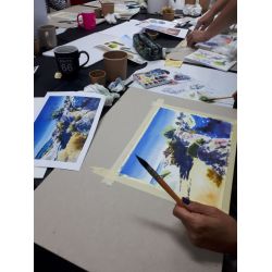 Atelier "Aquarelle" le mardi 24 octobre à 15h
