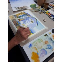 Atelier Aquarelle le mardi 19 décembre à 15h