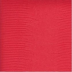 Papier simili cuir Lézard Rouge vif