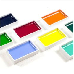 Aquarelle japonaise Gansai Tambi Godet 49 x 29 x 10 mm