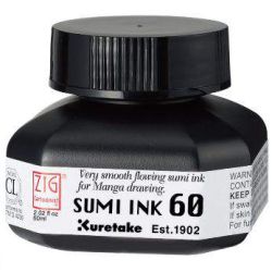 Encre noire Sumi Ink 60 ml